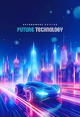 PSD 편집이미지 미래 기술 빌딩 사람없음 빛 정보 도시 남색 사이버 주행 혁명 기술발전 미래자동차 자율주행 AI_인공지능 이미지편집 컬러 컨셉 자동차 건물 운전 발전 파일형식 4차산업