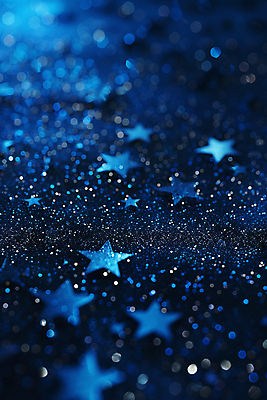 JPG 편집이미지 별 백그라운드 사람없음 파란색 반짝임 디지털합성 편집실사 AI포토 AI콘텐츠 자연요소 컬러 모션 CG 파일형식