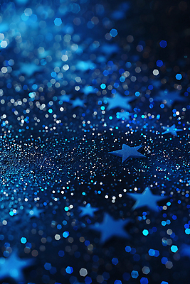 JPG 편집이미지 별 백그라운드 사람없음 파란색 반짝임 디지털합성 편집실사 AI포토 AI콘텐츠 자연요소 컬러 모션 CG 파일형식