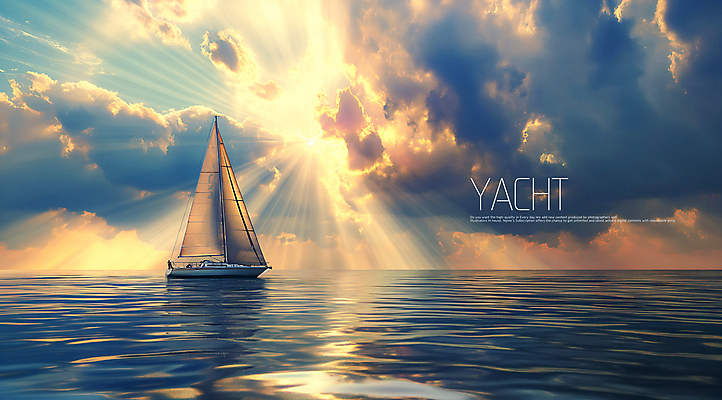PSD 구름 편집이미지 바다 요트 하늘 항해 사람없음 고요 일몰 대서양 카피스페이스 이미지편집 자연요소 배_교통 노을 공백 파일형식