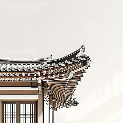 JPG 한국문화 건축 문화 한국건축 일러스트 지붕 한옥 기와 풍경 사람없음 분위기 기와지붕 전통창문 국내일러스트 AI일러스트 AI콘텐츠 동양문화 한국전통 전통 컨셉 고건축 창문 한국 파일형식