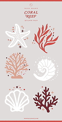 구름 바다 분홍색 스티커 일러스트 자연 아침 조개 불가사리 새해 사람없음 반짝임 일출 수중식물 산호 산호초 소라 연하장 국내일러스트 AI파일 주간 자연요소 식물 컬러 모션 어패류 극피동물 카드_감사 노을 자포동물 생태계 파일형식 벡터