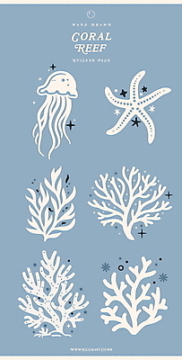 구름 바다 스티커 일러스트 자연 아침 불가사리 새해 사람없음 파란색 반짝임 일출 주황색 흰색 수중식물 산호 산호초 연하장 해파리 국내일러스트 AI파일 주간 자연요소 식물 컬러 모션 극피동물 카드_감사 노을 자포동물 생태계 파일형식 벡터