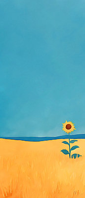 JPG 구름 백그라운드 일러스트 자연 하늘 해바라기 풍경 초원 사람없음 여름 분위기 국내일러스트 AI일러스트 AI콘텐츠 자연요소 계절 꽃 컨셉 생태계 파일형식