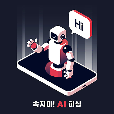 말풍선 일러스트 사람없음 스마트폰 기계 인사 속임수 범죄 로봇 통화 보이스피싱 사기꾼 AI_인공지능 국내일러스트 AI파일 모션 핸드폰 스마트기기 예절 피싱 파일형식 벡터