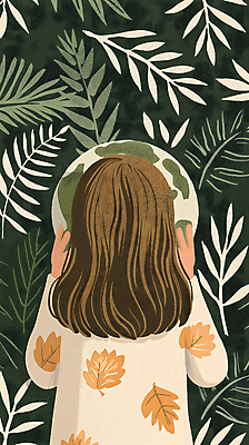 JPG 여자 지구 어린이 일러스트 자연 한명 들기 소녀 초록색 평화 자연보호 풀잎 보호 에코 소녀한명만 국내일러스트 AI일러스트 AI콘텐츠 1 컬러 컨셉 잎 모션 사람 환경 풀_식물 생태계 여자한명만 소녀만 파일형식