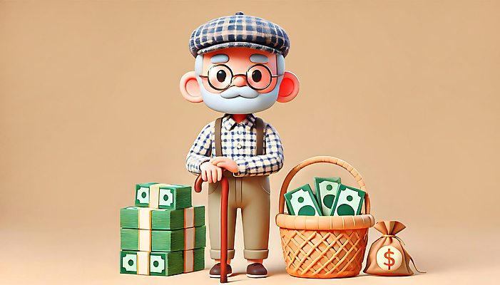 JPG 전신 편집이미지 할아버지 노년 남자 지폐 한명 미소 라이프 금융 바구니 동전 기쁨 저축 잡기 계획 은퇴 노후대책 노후자금 돈보따리 노인남자한명만 시니어보험 편집3D AI컴퓨터그래픽 AI콘텐츠 1 감정 컨셉 돈 모션 표정 사람 성인 생활 경제 노후 3D 보험 남자한명만 노인남자만 파일형식