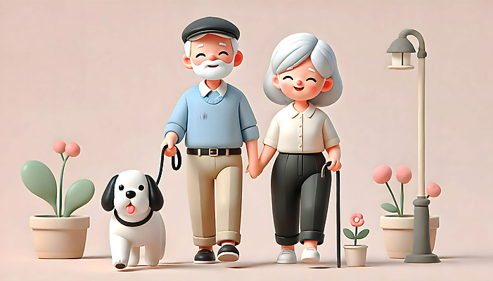 JPG 전신 편집이미지 여자 할아버지 노년 남자 행복 화분 반려견 할머니 가로등 사랑 미소 두명 라이프 노부부 산책 기쁨 개 노후대책 노인만 시니어보험 편집3D AI컴퓨터그래픽 AI콘텐츠 부부 공공시설 감정 포유류 휴식 표정 사람 성인 생활 노후 반려동물 3D 보험 성인만 파일형식