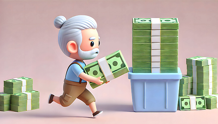 JPG 전신 편집이미지 할아버지 노년 남자 지폐 한명 미소 라이프 금융 달리기 쌓기 저축 계획 은퇴 노후대책 노후자금 노인남자한명만 시니어보험 편집3D AI컴퓨터그래픽 AI콘텐츠 1 컨셉 돈 모션 표정 사람 성인 생활 경제 노후 3D 보험 남자한명만 노인남자만 파일형식