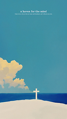 PSD 구름 편집이미지 기독교 종교 하늘색 십자가 풍경 해변 사람없음 평화 희망 기도 신앙심 카피스페이스 이미지편집 자연요소 감정 바다 컨셉 파란색 공백 파일형식