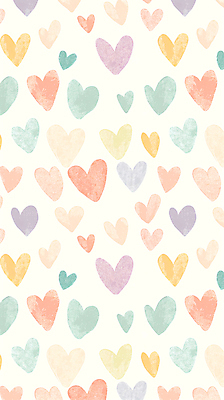 JPG 디자인 백그라운드 패턴 일러스트 사랑 사람없음 컬러풀 귀여움 하트 국내일러스트 AI일러스트 AI콘텐츠 모양 감정 컬러 컨셉 무늬 파일형식