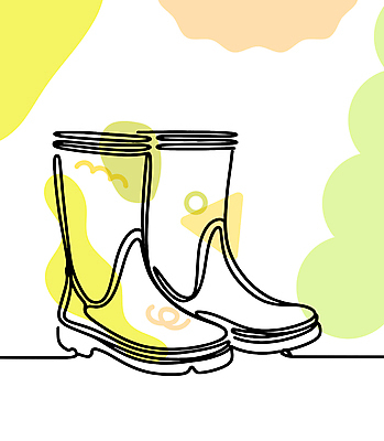 디자인 무늬 일러스트 장화 사람없음 장식 라인아트 오브젝트 한켤레 국내일러스트 AI파일 1 선 신발 파일형식 벡터