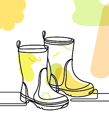 디자인 무늬 일러스트 장화 사람없음 장식 라인아트 오브젝트 한켤레 국내일러스트 AI파일 1 선 신발 파일형식 벡터