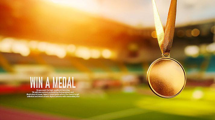 PSD 편집이미지 올림픽 사람없음 한개 경기장 우승 메달 오브젝트 금메달 이미지편집 1 스포츠 스포츠시설 최고 상_상패 파일형식