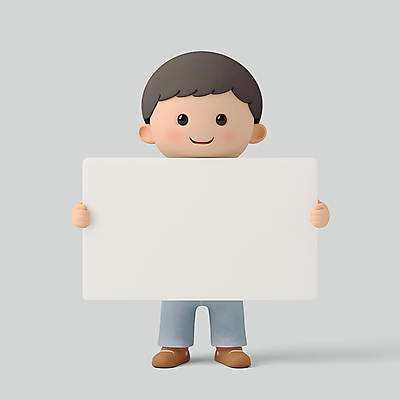 PSD 편집이미지 남자 어린이 캠페인 3D캐릭터 한명 들기 소년 3D 귀여움 팻말 보여주기 주장 소년한명만 카피스페이스 편집3D 캐릭터 1 컨셉 모션 프레임 사람 공백 디지털합성 남자한명만 소년만 파일형식