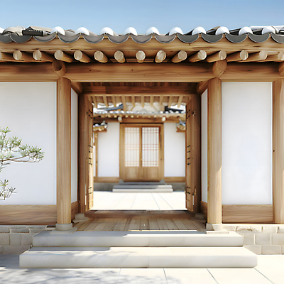 JPG 나무 편집이미지 한국전통 전통문화 고건축 한옥 프레임 풍경 사람없음 빛 분위기 나무문 편집실사 AI포토 AI콘텐츠 식물 전통 건축물 문화 컨셉 한국 목재 문 CG 파일형식