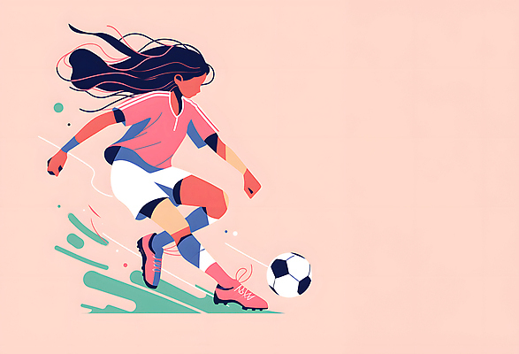 JPG 전신 여자 분홍색 유니폼 일러스트 축구공 청소년 축구선수 한명 축구 역동적 활기 십대여자한명만 국내일러스트 AI일러스트 AI콘텐츠 1 옷 컬러 컨셉 공 축구용품 운동선수 사람 구기 여자한명만 십대여자만 파일형식