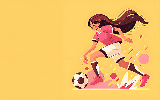 JPG 전신 여자 분홍색 유니폼 일러스트 축구공 청소년 축구선수 한명 노란색 축구 역동적 활기 십대여자한명만 국내일러스트 AI일러스트 AI콘텐츠 1 옷 컬러 컨셉 공 축구용품 운동선수 사람 구기 여자한명만 십대여자만 파일형식