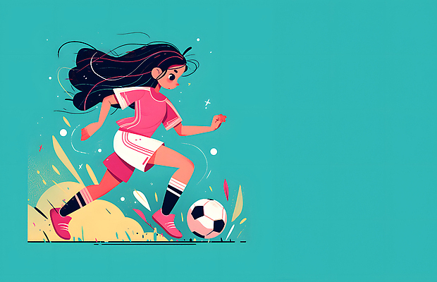 JPG 전신 여자 분홍색 유니폼 일러스트 축구공 청소년 축구선수 한명 파란색 축구 역동적 활기 십대여자한명만 국내일러스트 AI일러스트 AI콘텐츠 1 옷 컬러 컨셉 공 축구용품 운동선수 사람 구기 여자한명만 십대여자만 파일형식