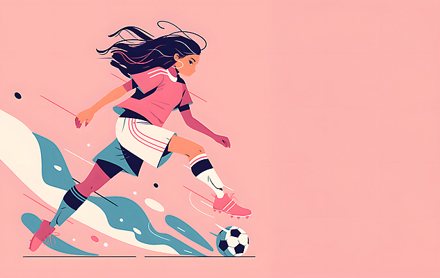 JPG 전신 여자 분홍색 유니폼 일러스트 축구공 청소년 축구선수 한명 축구 역동적 활기 십대여자한명만 국내일러스트 AI일러스트 AI콘텐츠 1 옷 컬러 컨셉 공 축구용품 운동선수 사람 구기 여자한명만 십대여자만 파일형식