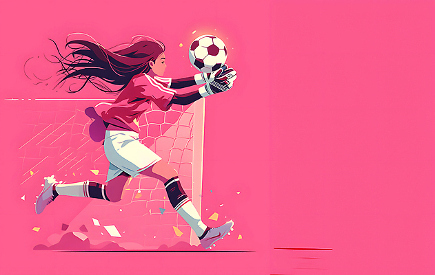 JPG 전신 여자 분홍색 유니폼 일러스트 축구공 청소년 축구선수 한명 축구 잡기 골대 역동적 골키퍼 활기 골키퍼장갑 십대여자한명만 국내일러스트 AI일러스트 AI콘텐츠 1 옷 컬러 컨셉 공 축구용품 모션 운동선수 사람 구기 글러브 여자한명만 십대여자만 파일형식