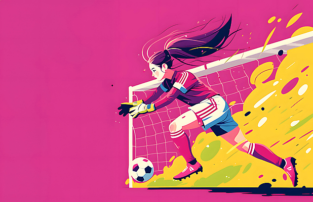 JPG 전신 여자 분홍색 유니폼 일러스트 축구공 청소년 축구선수 한명 축구 수비 골대 역동적 골키퍼 활기 골키퍼장갑 십대여자한명만 국내일러스트 AI일러스트 AI콘텐츠 1 옷 컬러 컨셉 공 축구용품 모션 운동선수 사람 구기 글러브 여자한명만 십대여자만 파일형식