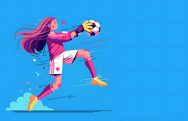 JPG 전신 여자 유니폼 일러스트 축구공 청소년 축구선수 한명 파란색 축구 잡기 수비 역동적 골키퍼 활기 골키퍼장갑 십대여자한명만 국내일러스트 AI일러스트 AI콘텐츠 1 옷 컬러 컨셉 공 축구용품 모션 운동선수 사람 구기 글러브 여자한명만 십대여자만 파일형식