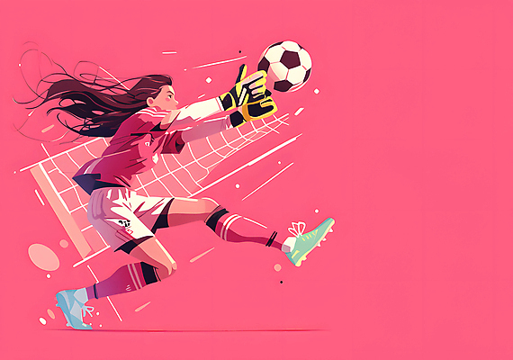 JPG 전신 여자 분홍색 유니폼 일러스트 축구공 축구선수 한명 성인 축구 수비 골대 역동적 골키퍼 활기 골키퍼장갑 성인여자한명만 국내일러스트 AI일러스트 AI콘텐츠 1 옷 컬러 컨셉 공 축구용품 모션 운동선수 사람 구기 글러브 여자한명만 성인여자만 파일형식