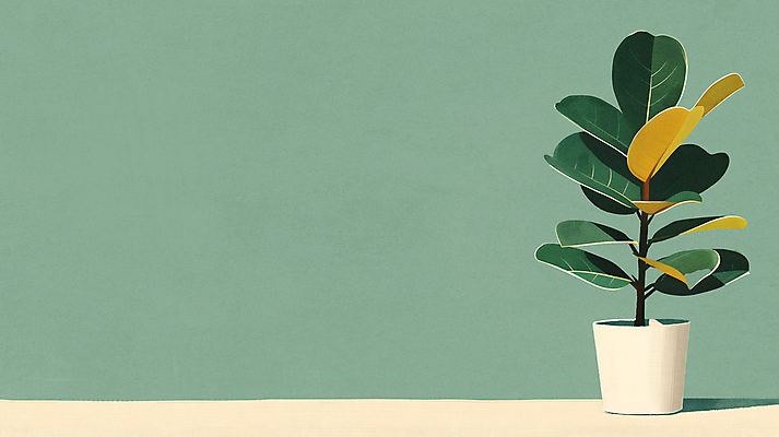 JPG 편집이미지 화분 벽 실내 그림자 사람없음 초록색 인테리어 원예 고무나무 카피스페이스 공기정화식물 미니멀 편집실사 AI포토 AI콘텐츠 나무 식물 디자인 컬러 취미 내부 공백 CG 파일형식