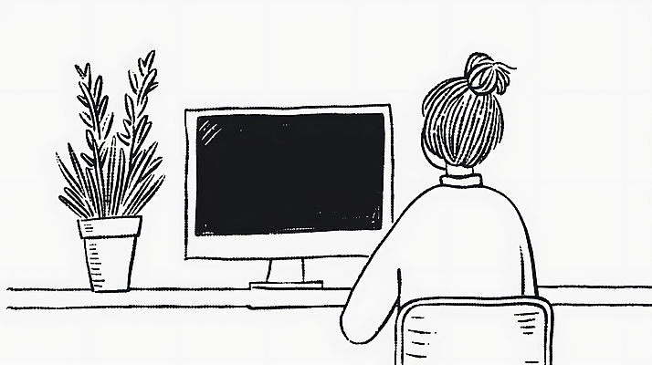 JPG 식물 여자 화분 일러스트 실내 한명 상반신 성인 모니터 업무 작업 디자이너 책상 드로잉 재택근무 프리랜서 성인여자한명만 국내일러스트 AI일러스트 AI콘텐츠 직업 1 가구 비즈니스 미술 사람 내부 컴퓨터 여자한명만 성인여자만 파일형식