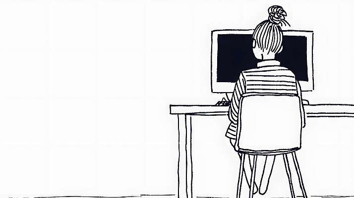 JPG 여자 일러스트 실내 한명 상반신 성인 모니터 업무 작업 디자이너 책상 드로잉 재택근무 프리랜서 성인여자한명만 국내일러스트 AI일러스트 AI콘텐츠 직업 1 가구 비즈니스 미술 사람 내부 컴퓨터 여자한명만 성인여자만 파일형식