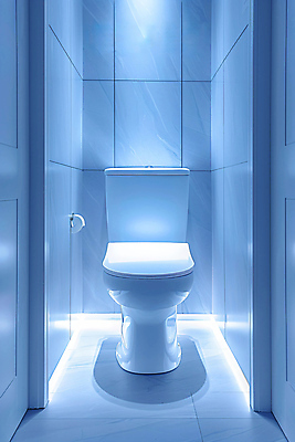 JPG 편집 편집이미지 사람없음 파란색 인테리어 화장실 합성 변기 편집실사 AI포토 AI콘텐츠 디자인 컬러 CG 파일형식