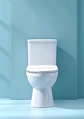 JPG 편집 편집이미지 하늘색 그림자 사람없음 인테리어 화장실 합성 변기 편집실사 AI포토 AI콘텐츠 디자인 파란색 CG 파일형식