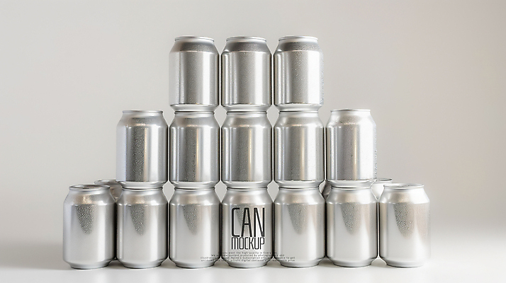 PSD 편집이미지 사람없음 쌓기 캔 은색 목업 편집소스 이미지편집 컬러 모션 파일형식