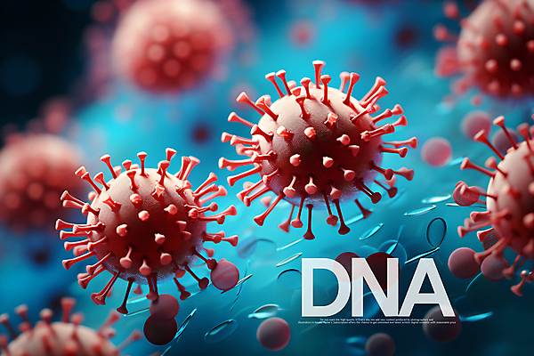 PSD 편집이미지 사람없음 건강관리 바이러스 질병 DNA 바이러스침투 이미지편집 의학 건강 관리 생명공학 파일형식