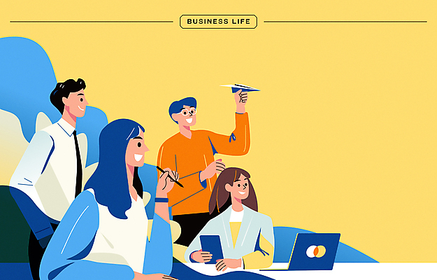 여자 남자 일러스트 커뮤니케이션 함께함 대화 들기 정장 여러명 상반신 성인 파란색 노트북 연필 비즈니스맨 비즈니스우먼 종이비행기 창업 성인만 국내일러스트 AI파일 옷 컬러 다수 컨셉 비즈니스 모션 학용품 말하기 사람 전자제품 필기구 직장인 종이접기 자영업 파일형식 벡터