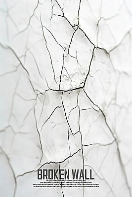 PSD 편집이미지 벽 백그라운드 사람없음 손상 흰색 균열 질감 편집소스 이미지편집 컬러 컨셉 모션 파일형식