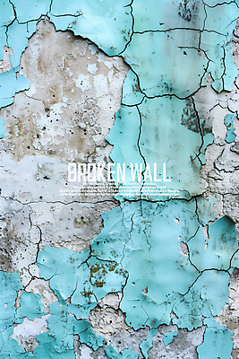 PSD 편집이미지 벽 하늘색 백그라운드 사람없음 손상 균열 질감 편집소스 이미지편집 컨셉 모션 파란색 파일형식