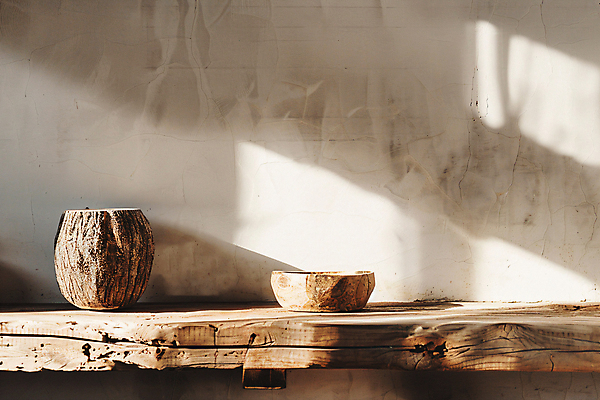 JPG 편집이미지 자연 선반 그림자 사람없음 목재 인테리어 햇빛 디지털합성 오브젝트 친환경 질감 나무그릇 목재가구 편집실사 AI포토 AI콘텐츠 나무 그릇 디자인 가구 재료 태양 환경 CG 생태계 파일형식