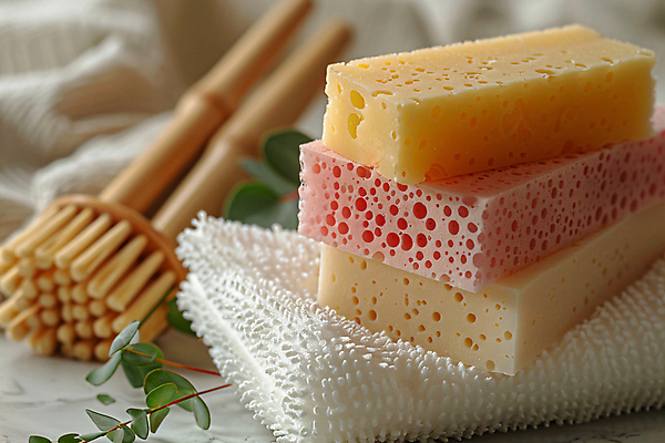 JPG 편집이미지 사람없음 재활용 솔 청소도구 에코 친환경 걸레 스펀지 친환경제품 편집실사 AI포토 AI콘텐츠 환경 도구 청소 CG 파일형식