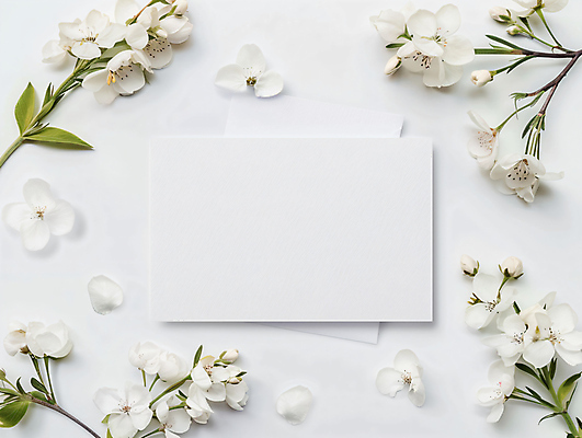 JPG 편집이미지 꽃잎 꽃 종이 잎 사람없음 흰색 편지지 청첩장 합성 겹침 카피스페이스 편집소스 편집실사 AI포토 AI콘텐츠 카드프레임 식물 컬러 카드_감사 프레임 공백 편지 CG 파일형식