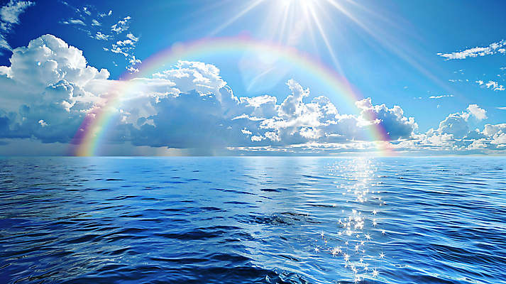 JPG 구름 편집이미지 바다 무지개 자연 하늘 풍경 사람없음 햇빛 디지털합성 윤슬 편집실사 AI컴퓨터그래픽 AI콘텐츠 자연요소 물결 태양 CG 생태계 파일형식