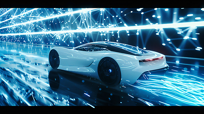 JPG 편집이미지 도로 미래 사람없음 빛 반사 디지털합성 속도 주행 라이트효과 미래자동차 전기자동차 편집실사 AI컴퓨터그래픽 AI콘텐츠 길 컨셉 교통시설 자동차 CG 파일형식 효과