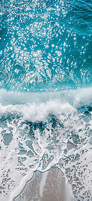 JPG 편집이미지 파도 백그라운드 해변 사람없음 디지털합성 감성 편집소스 윤슬 편집실사 AI포토 AI콘텐츠 물결 바다 컨셉 CG 파일형식