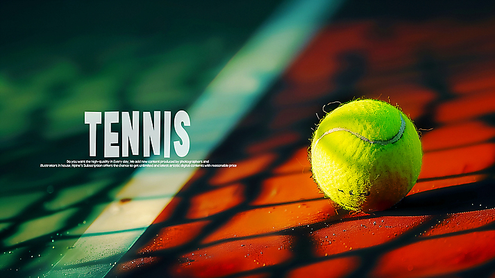 PSD 편집이미지 그림자 사람없음 테니스 테니스장 테니스공 이미지편집 공 스포츠시설 구기 테니스용품 파일형식