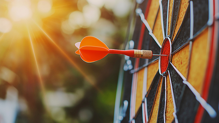 JPG 편집이미지 사람없음 야외 햇빛 목표 명중 다트판 다트 다트핀 편집실사 AI포토 AI콘텐츠 컨셉 태양 게임 CG 파일형식