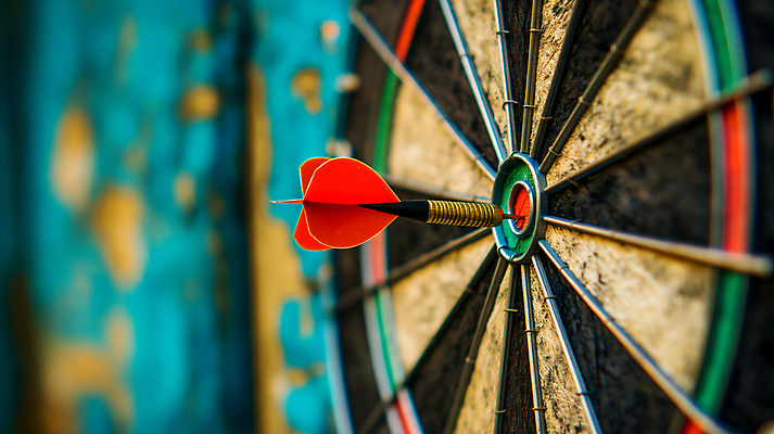 JPG 편집이미지 사람없음 빈티지 목표 명중 다트판 다트 다트핀 편집실사 AI포토 AI콘텐츠 컨셉 게임 CG 파일형식