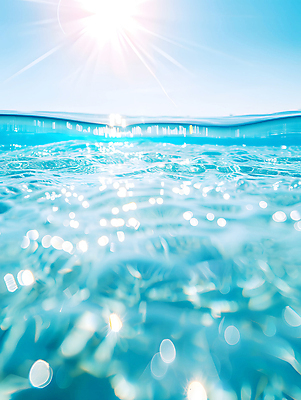 JPG 주간 편집이미지 물결 하늘 수영장 풍경 사람없음 야외 여름 파란색 빛 반짝임 태양 맑음 편집실사 AI포토 AI콘텐츠 자연요소 계절 컬러 모션 날씨 CG 파일형식