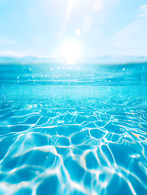 JPG 주간 편집이미지 물결 하늘 수영장 풍경 사람없음 야외 여름 파란색 빛 반짝임 태양 맑음 편집실사 AI포토 AI콘텐츠 자연요소 계절 컬러 모션 날씨 CG 파일형식