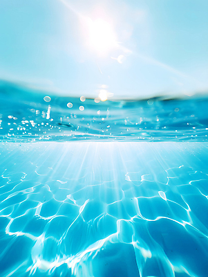 JPG 주간 편집이미지 물결 하늘 수영장 풍경 사람없음 야외 여름 파란색 빛 반짝임 태양 맑음 편집실사 AI포토 AI콘텐츠 자연요소 계절 컬러 모션 날씨 CG 파일형식